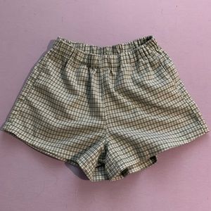 john galt plaid shorts